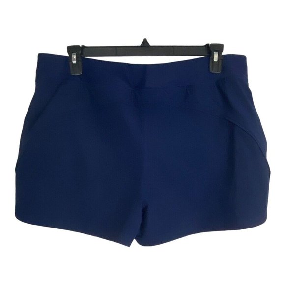 Lands End Womans Swim Shorts Size 18 Blue Pockets inside Liner 3.5" Inseam - Picture 5 of 9